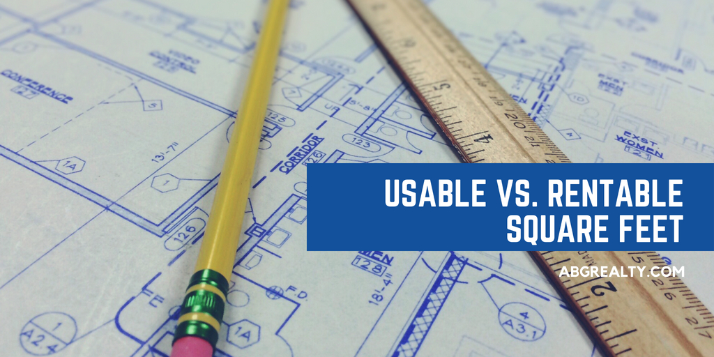 usable versus rentable square feet